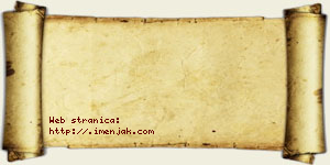 Planinka Drenovac vizit kartica